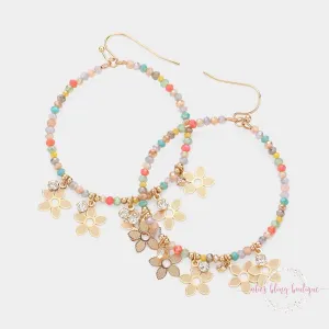 Sparkling Fleur - Multi Earrings