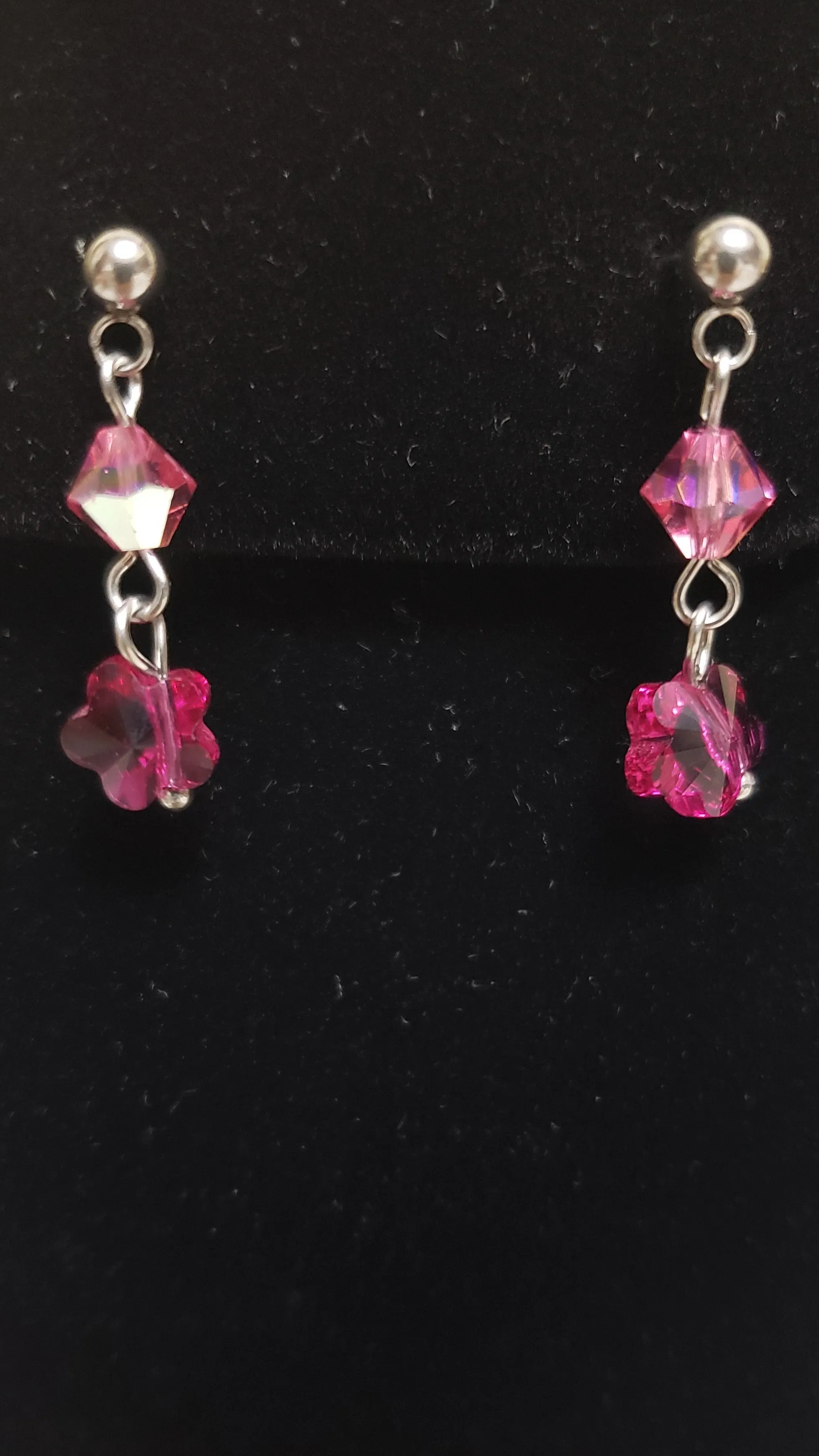 Sparkling Flower Earrings