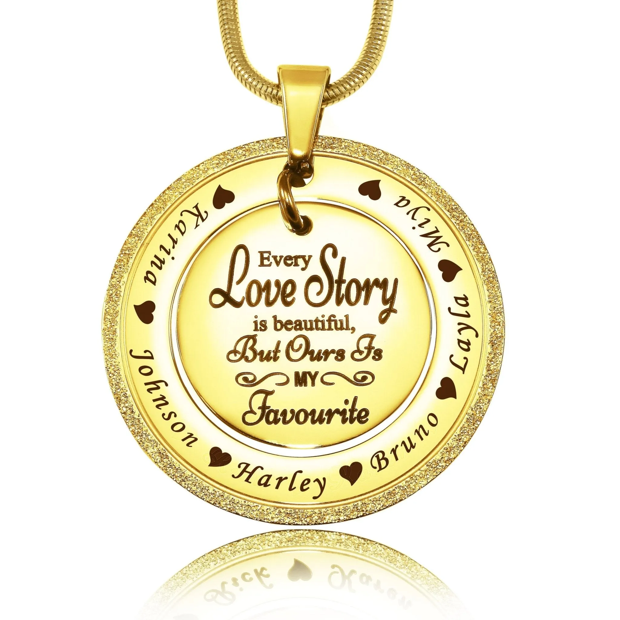 Sparkling Love Story Necklace