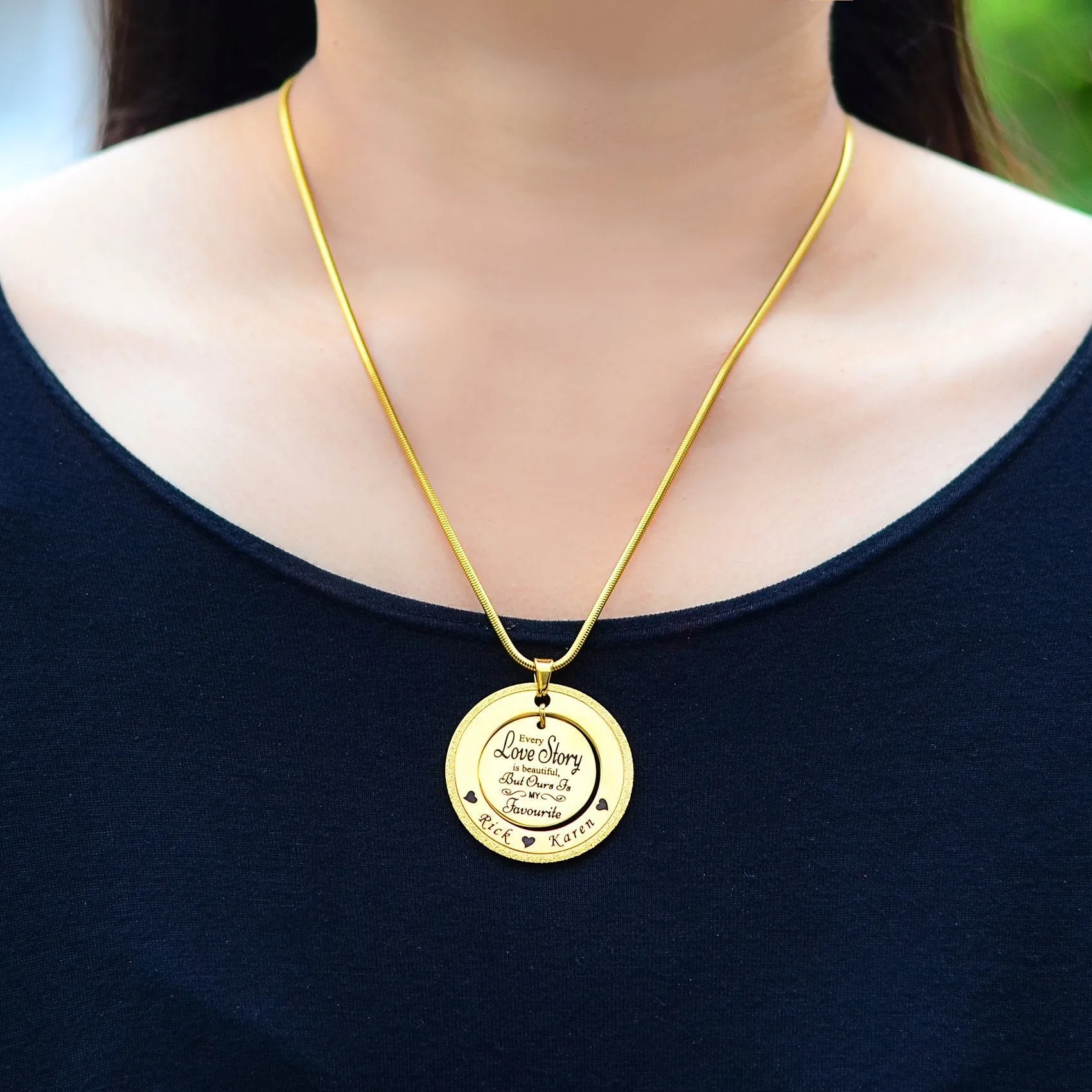 Sparkling Love Story Necklace