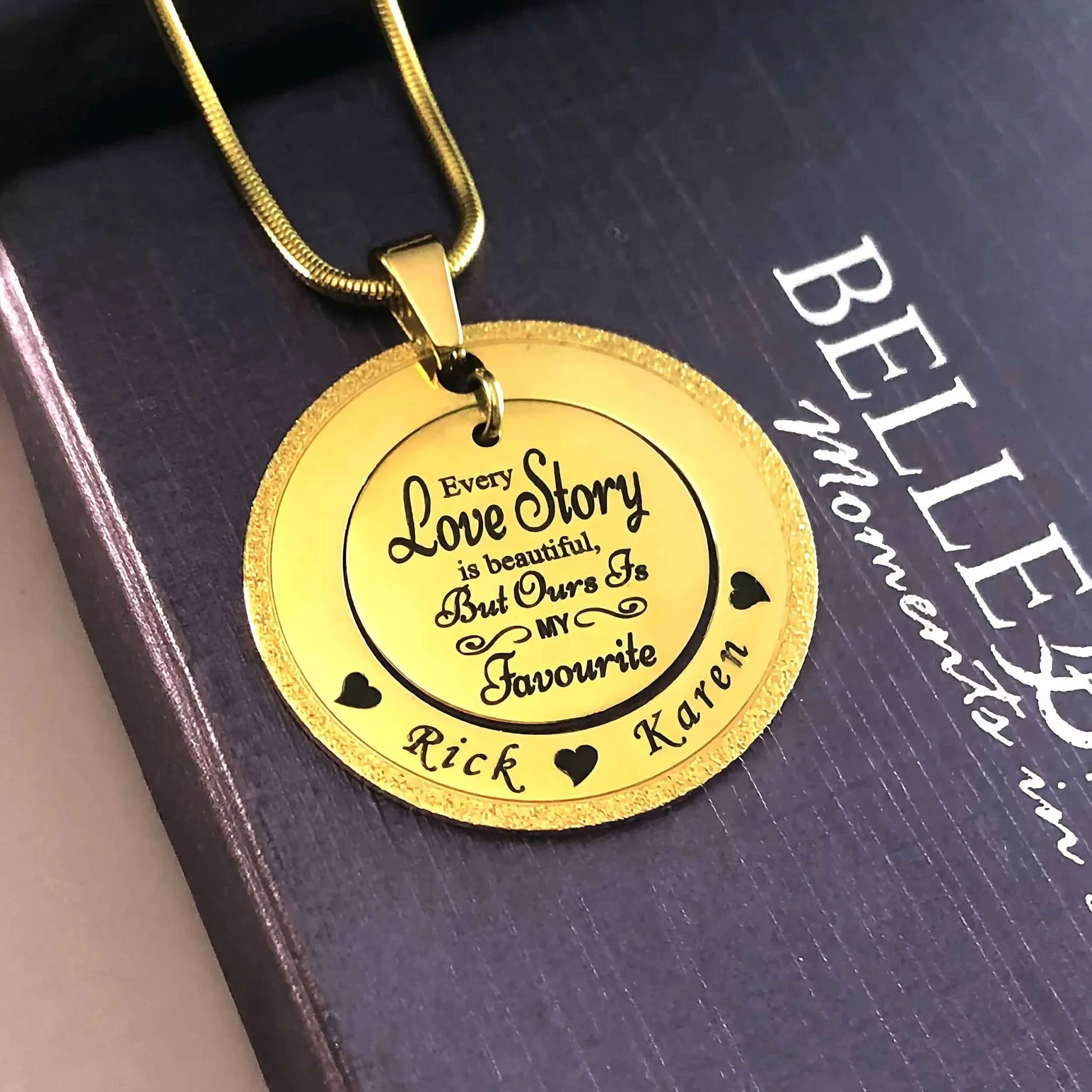 Sparkling Love Story Necklace