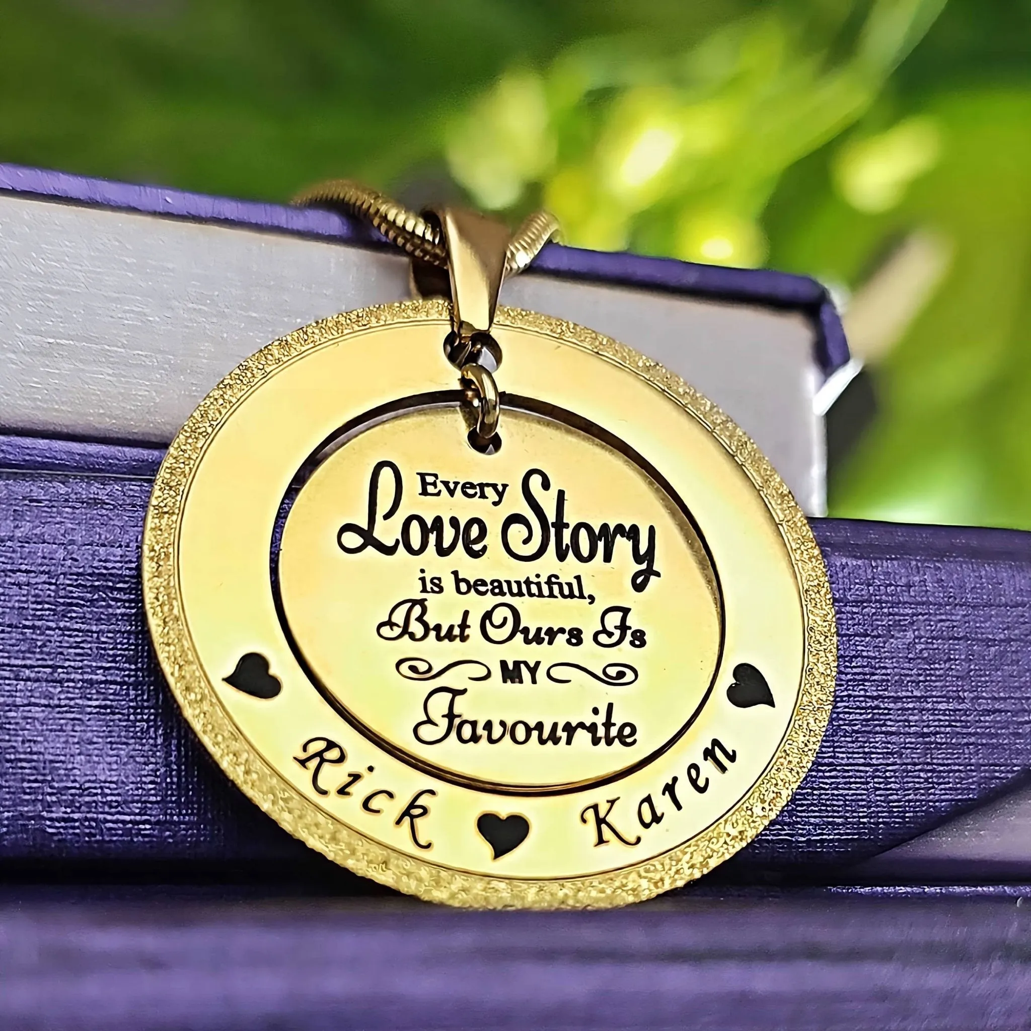 Sparkling Love Story Necklace