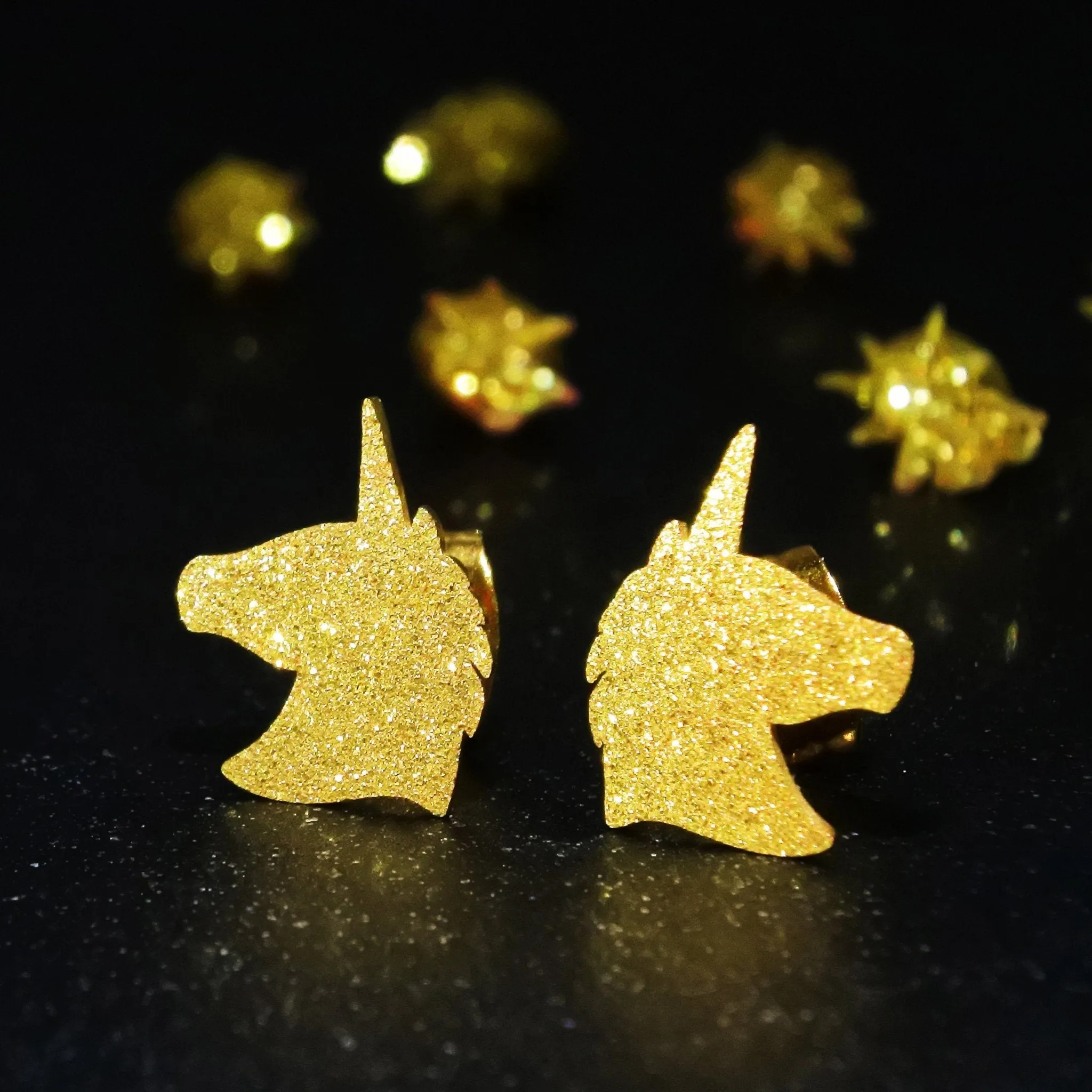 Sparkling Unicorn Earrings