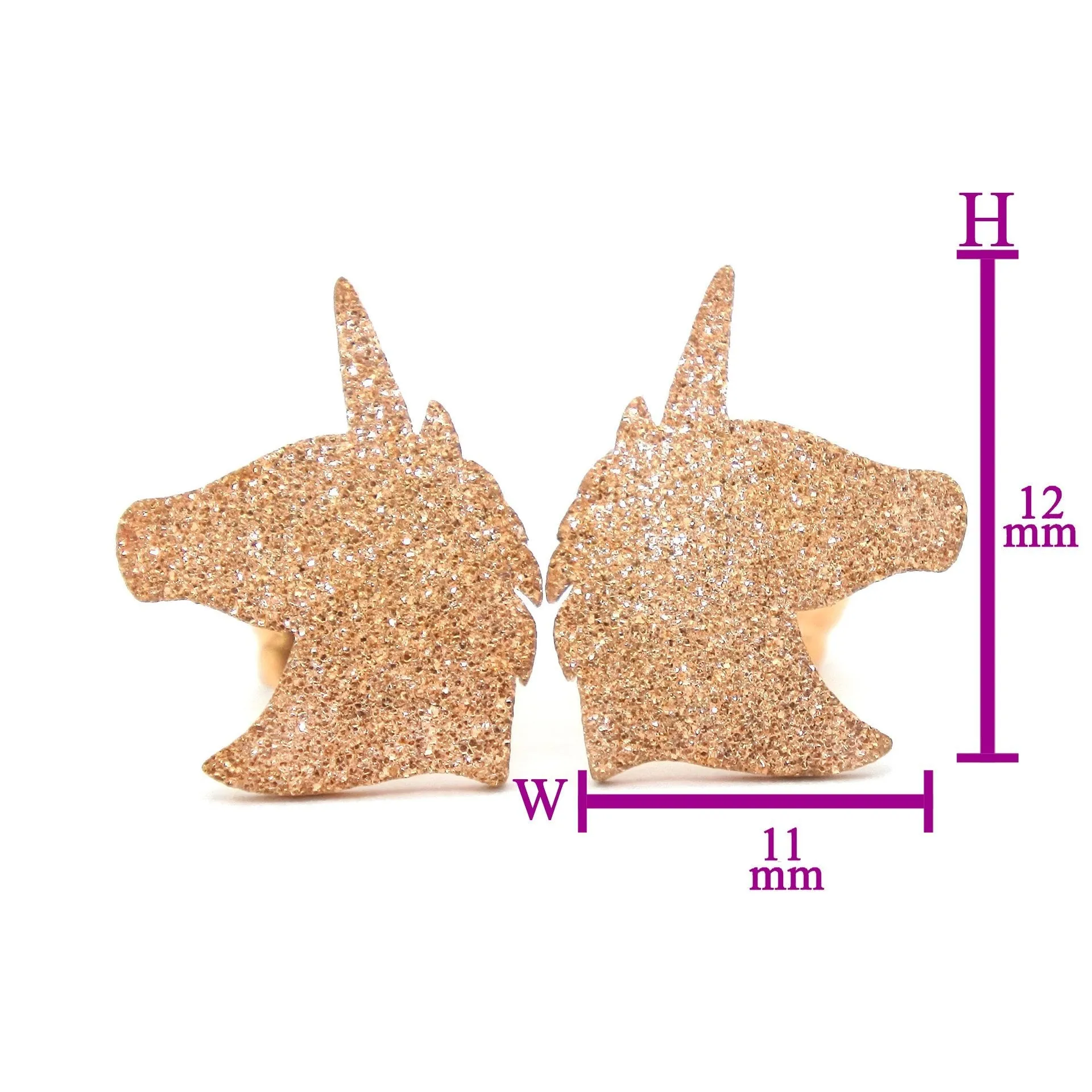 Sparkling Unicorn Earrings