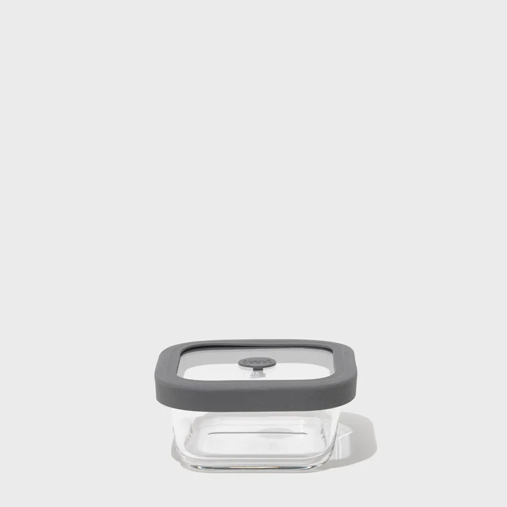 Square Glass Food Storage Containers (Set of 4)
