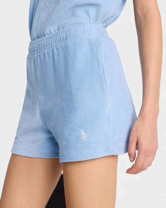 SRC Terry Shorts Sky Blue/White