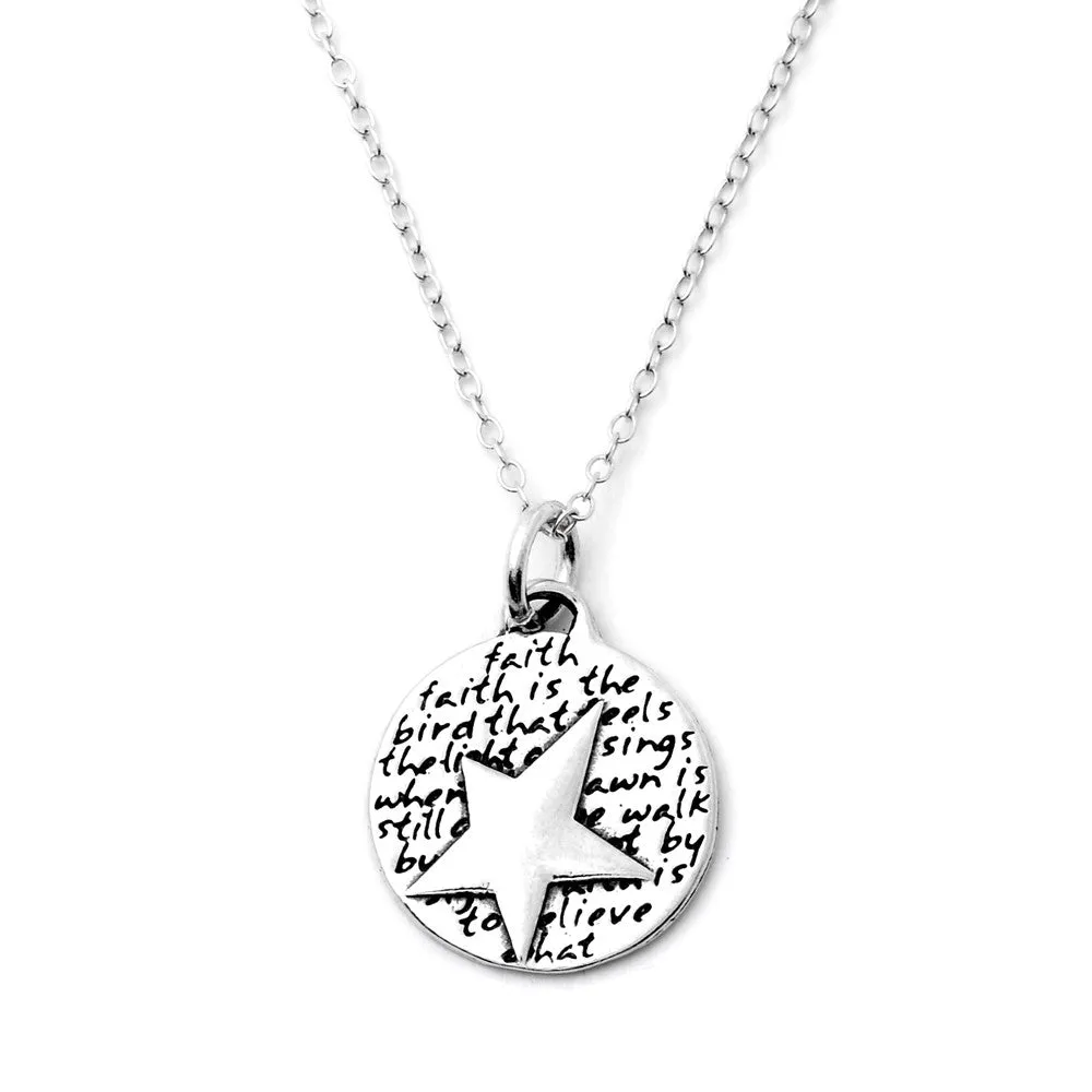Star Necklace (Faith)-D08SM