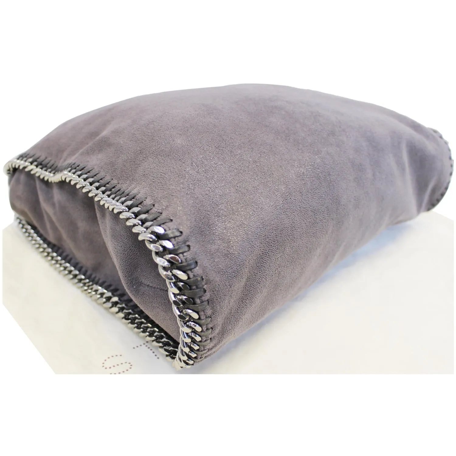STELLA MCCARTNEY Falabella Shaggy Deer Large Tote Bag Grey