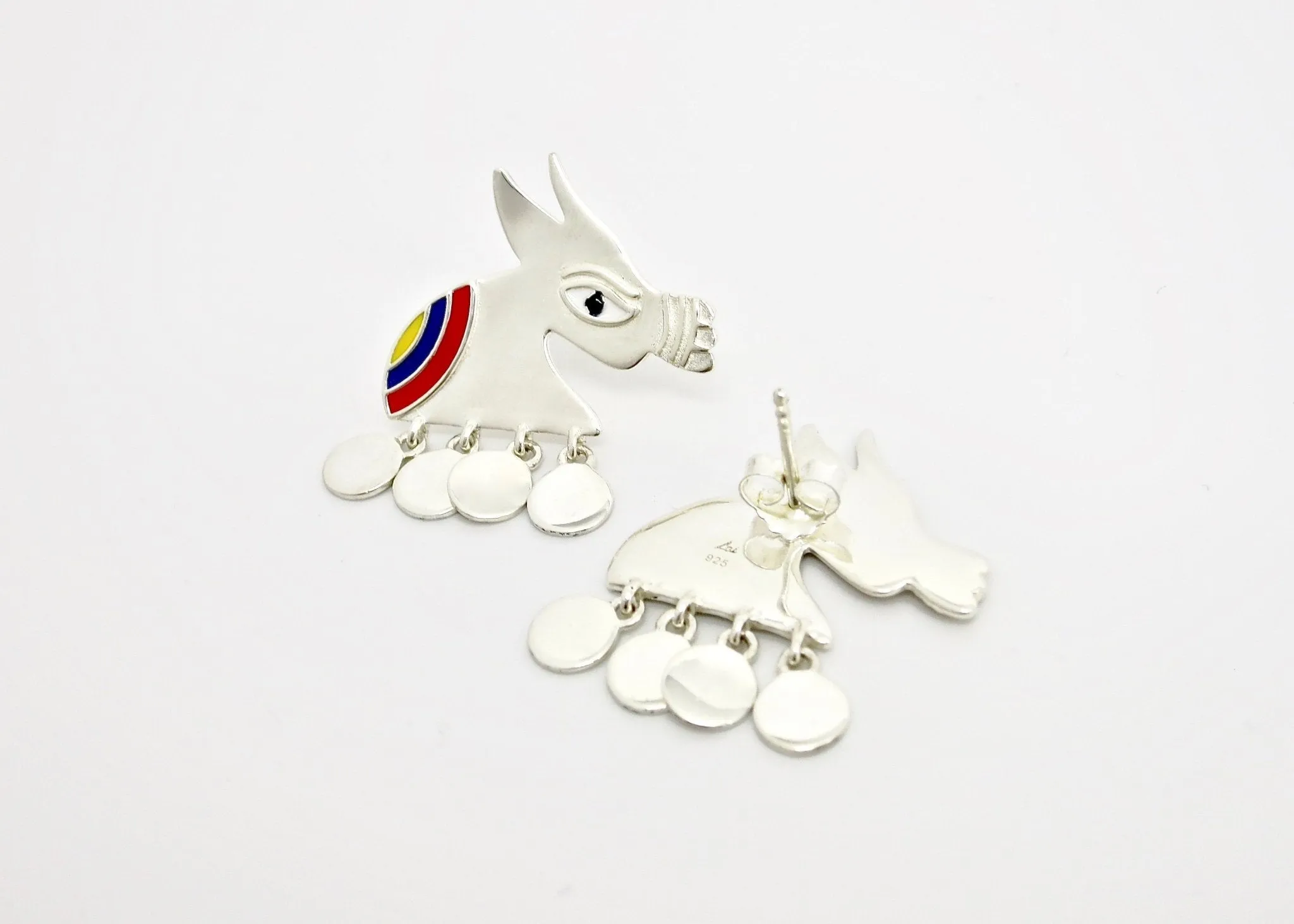 Stunning, folksy 'Ashva' (horse) earrings