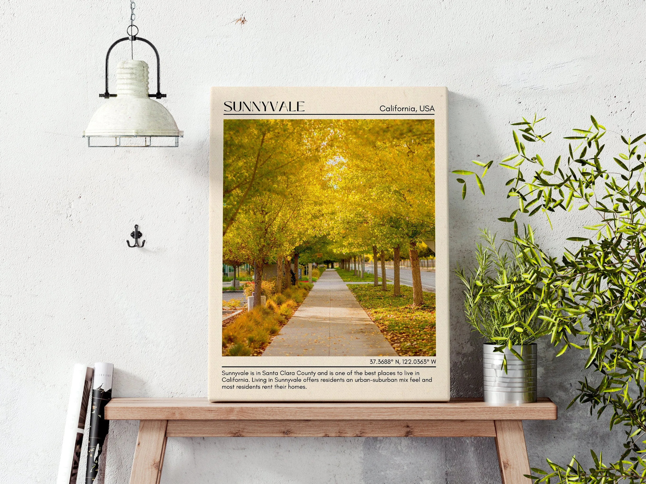 Sunnyvale Minimal Wall Art, California, USA