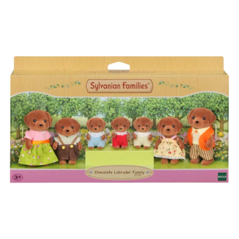Sylvanian Families Chocolate Labrador Family