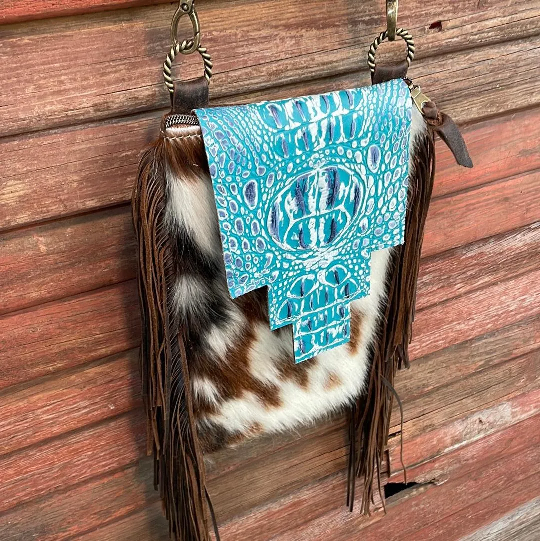 Tammy - Tricolor w/ Glacier Park Croc Flap