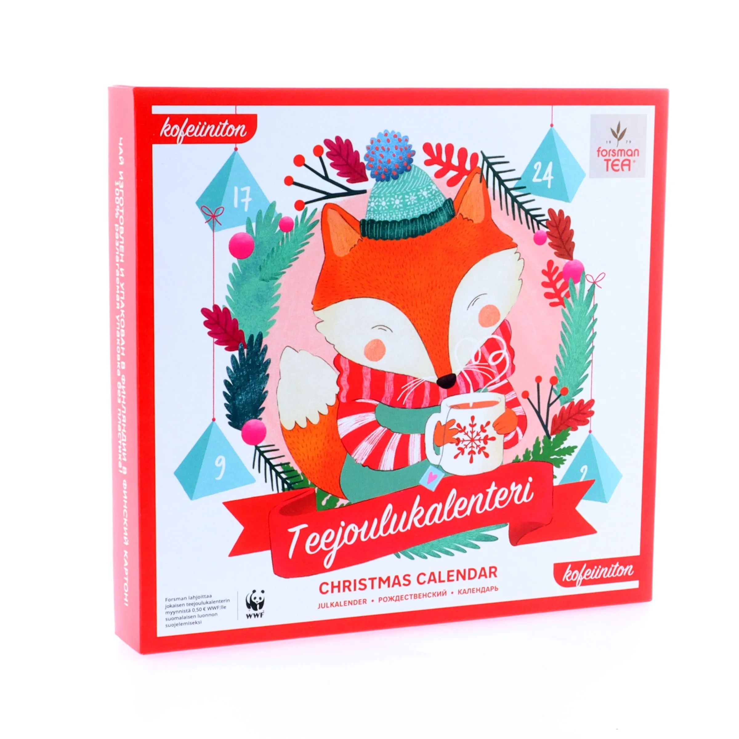 Tea Christmas calendar Fox | 6 x 75g |
