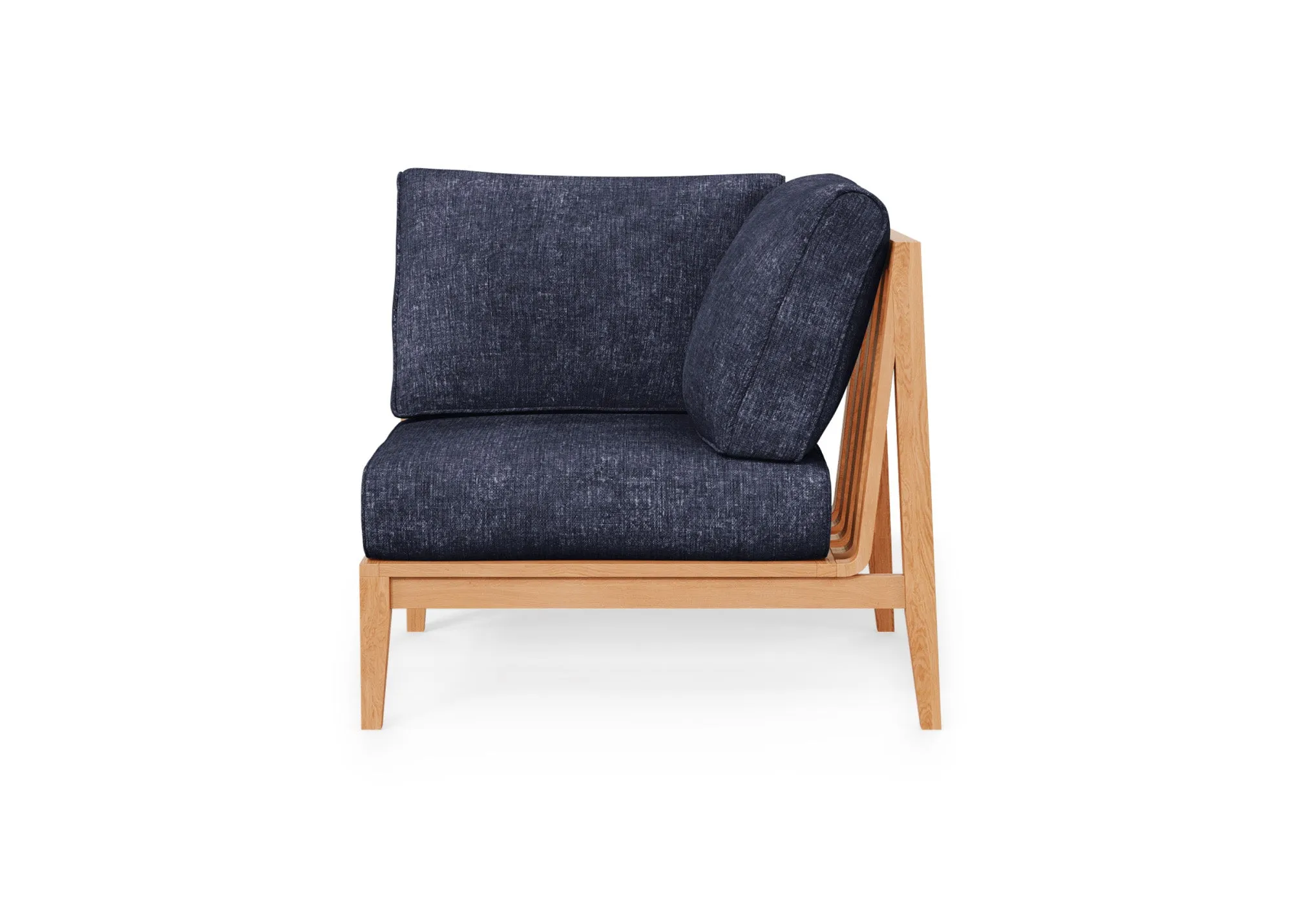 Teak Outdoor Corner Chair - Left