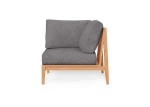 Teak Outdoor Corner Chair - Left