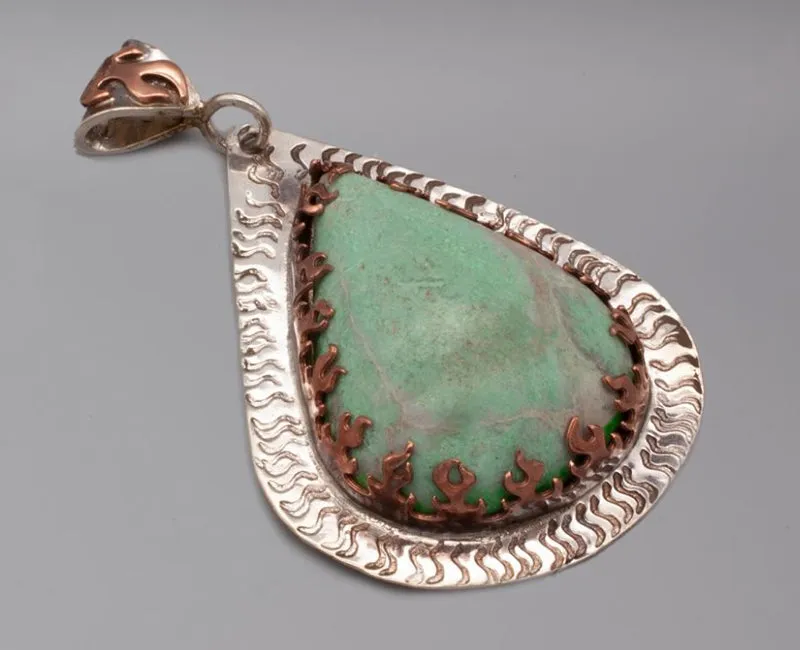 Teardrop Flame Pendant