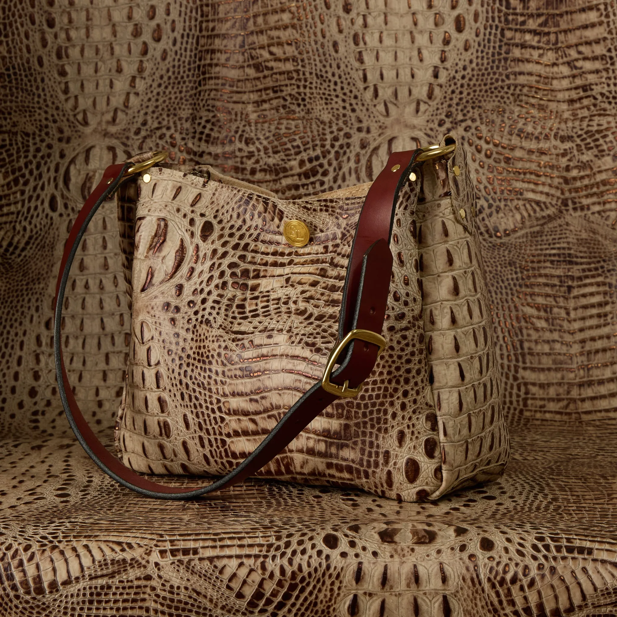 The Single Strap  Small Bucket