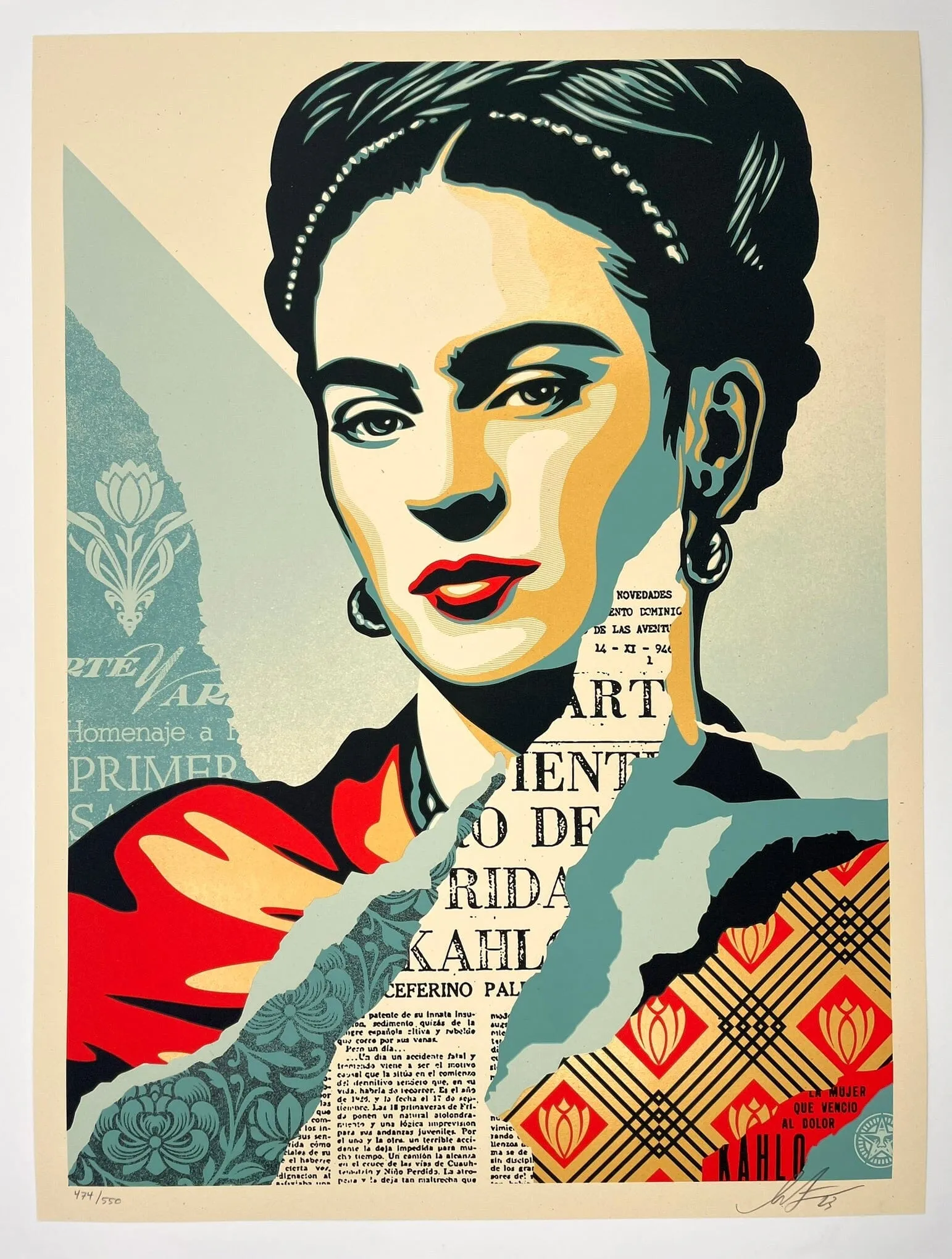 The Woman Who Defeated Pain (Frida Kahlo)