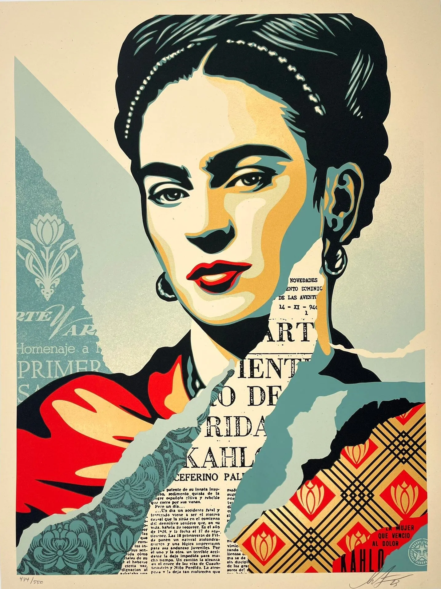 The Woman Who Defeated Pain (Frida Kahlo)