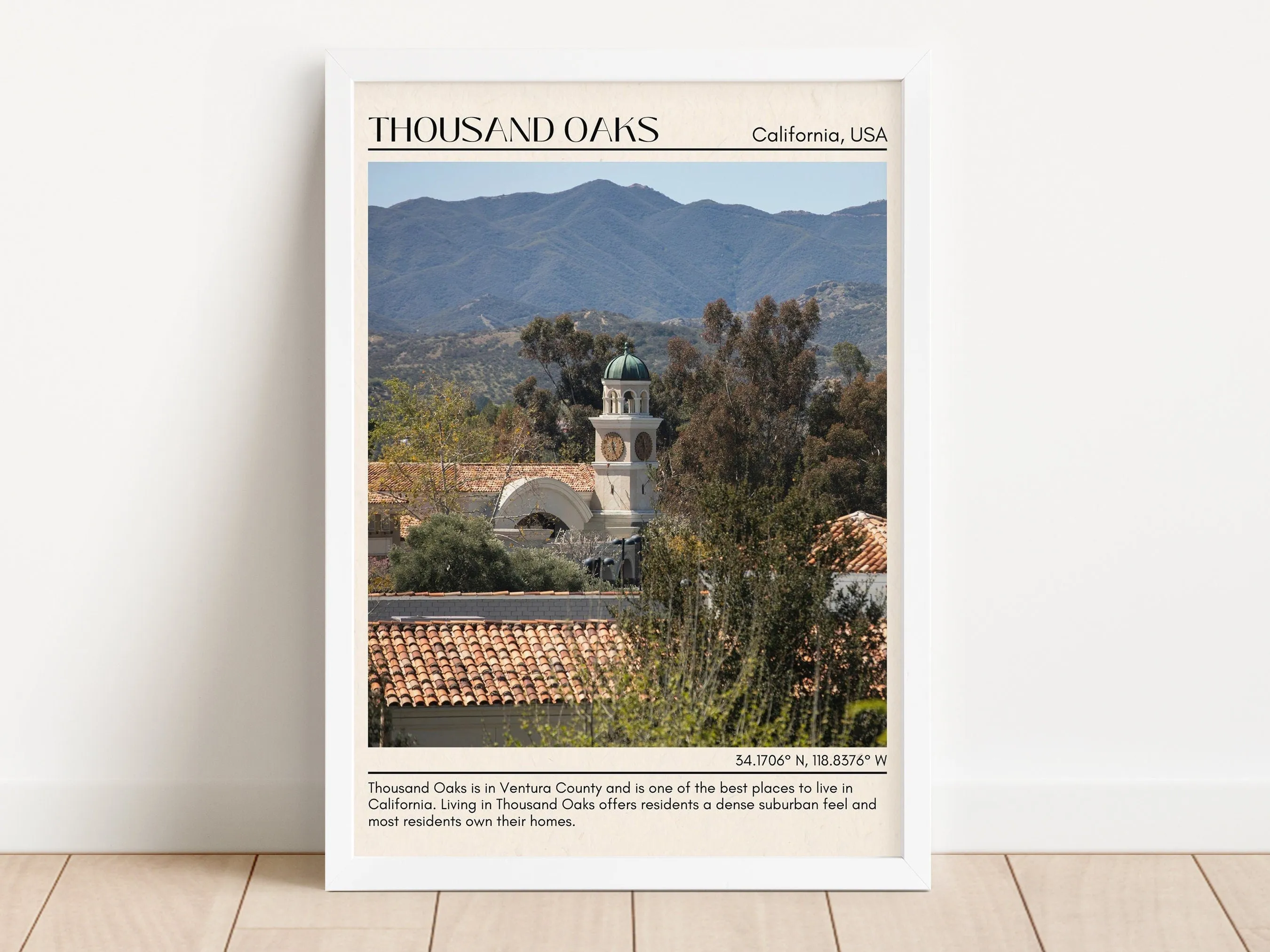 Thousand Oaks Minimal Wall Art, California, USA