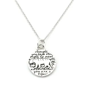 Tiger Necklace (Strength)-D105SM