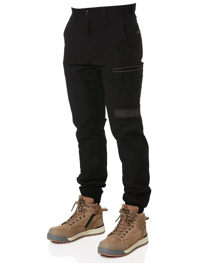 Tradies WP-4 Stretch Cuffed Work Pants 2 Value Pack - Black/Black