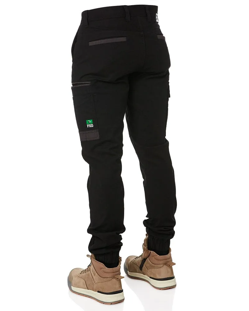 Tradies WP-4 Stretch Cuffed Work Pants 2 Value Pack - Black/Black
