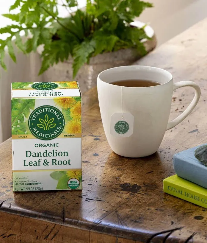 Traditional Medicinals - Organic Dandelion Leaf & Root Tea, 16 Bags