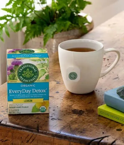 Traditional Medicinals - Organic EverDay Detox Lemon Tea, 16 Bags