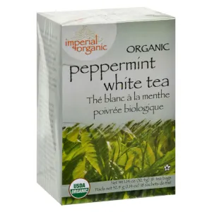 Uncle Lee's Imperial Organic Peppermint White Tea - 18 Tea Bags