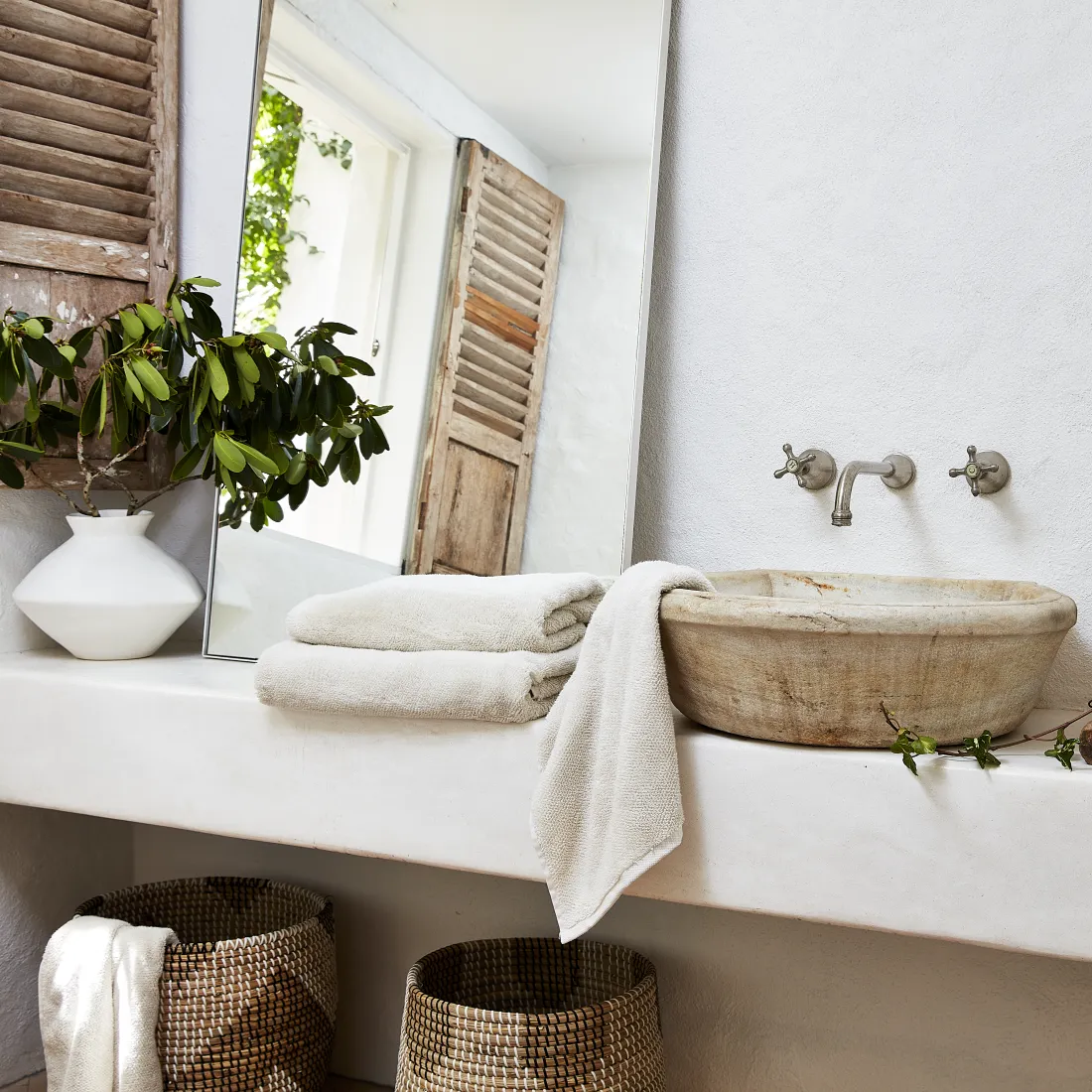 Urban Oasis Aydin Hand Towel Stone
