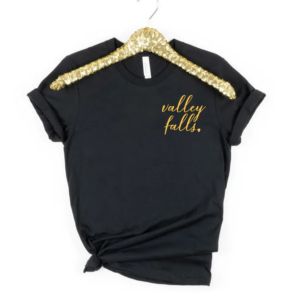 Valley Falls Dragons Cursive Pocket (M103)