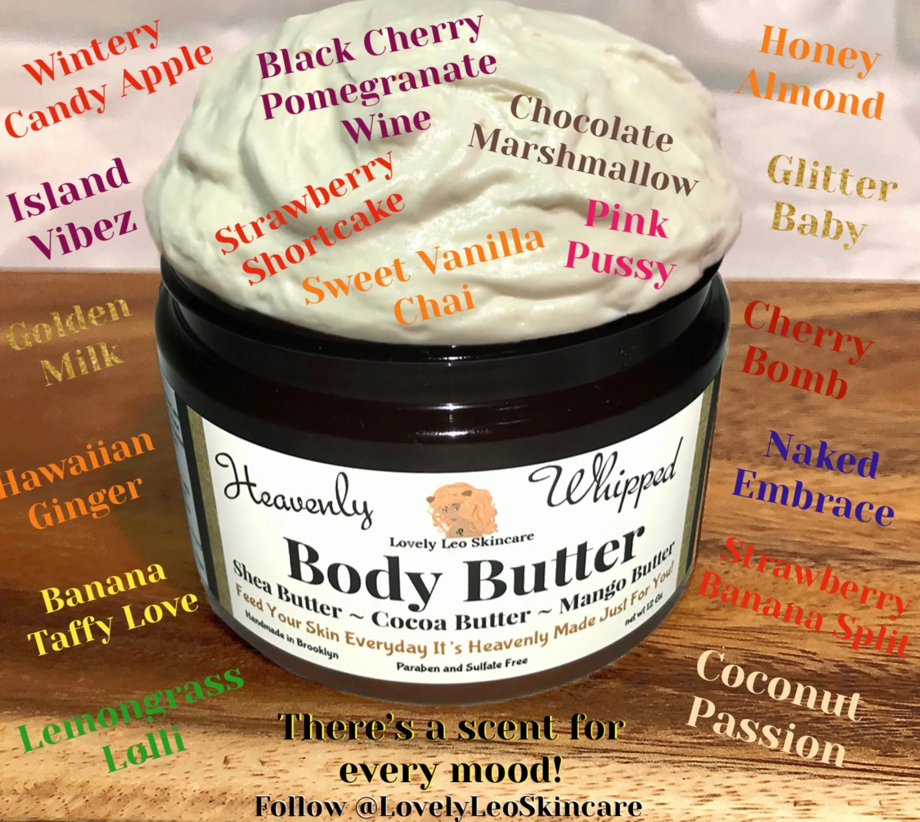 Vanilla Birthday Cake Heavenly Whipped Body Butter