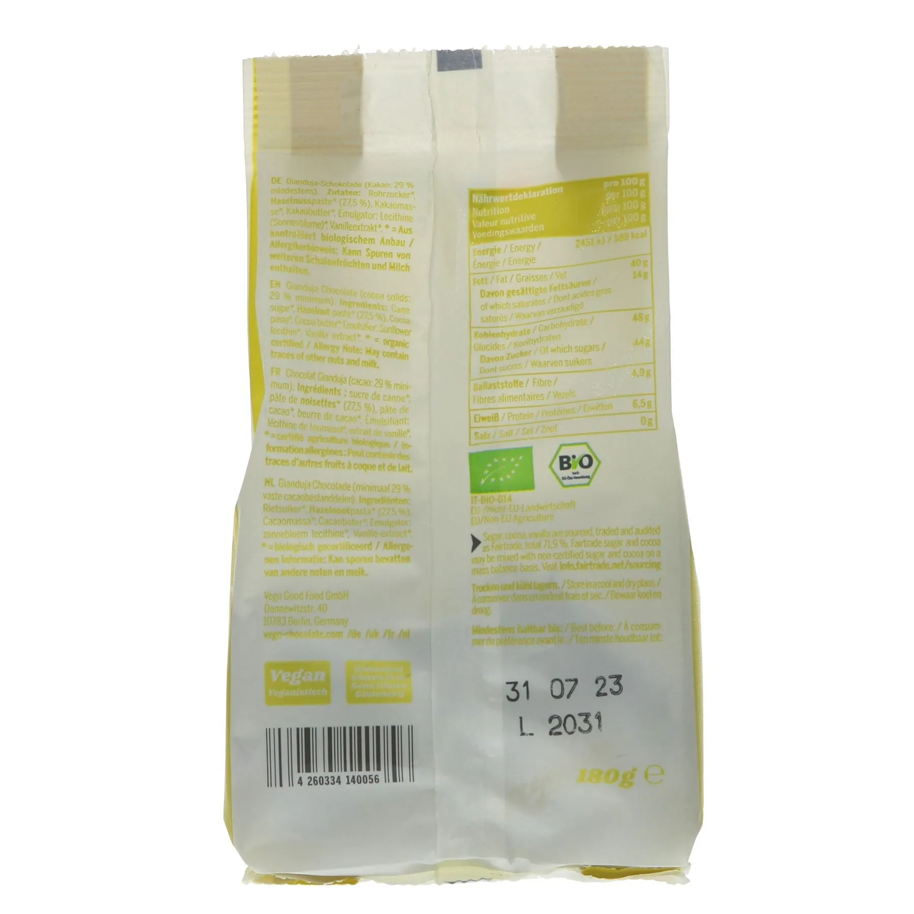 Vego | Vegolino Pralines - Vegan | 180g
