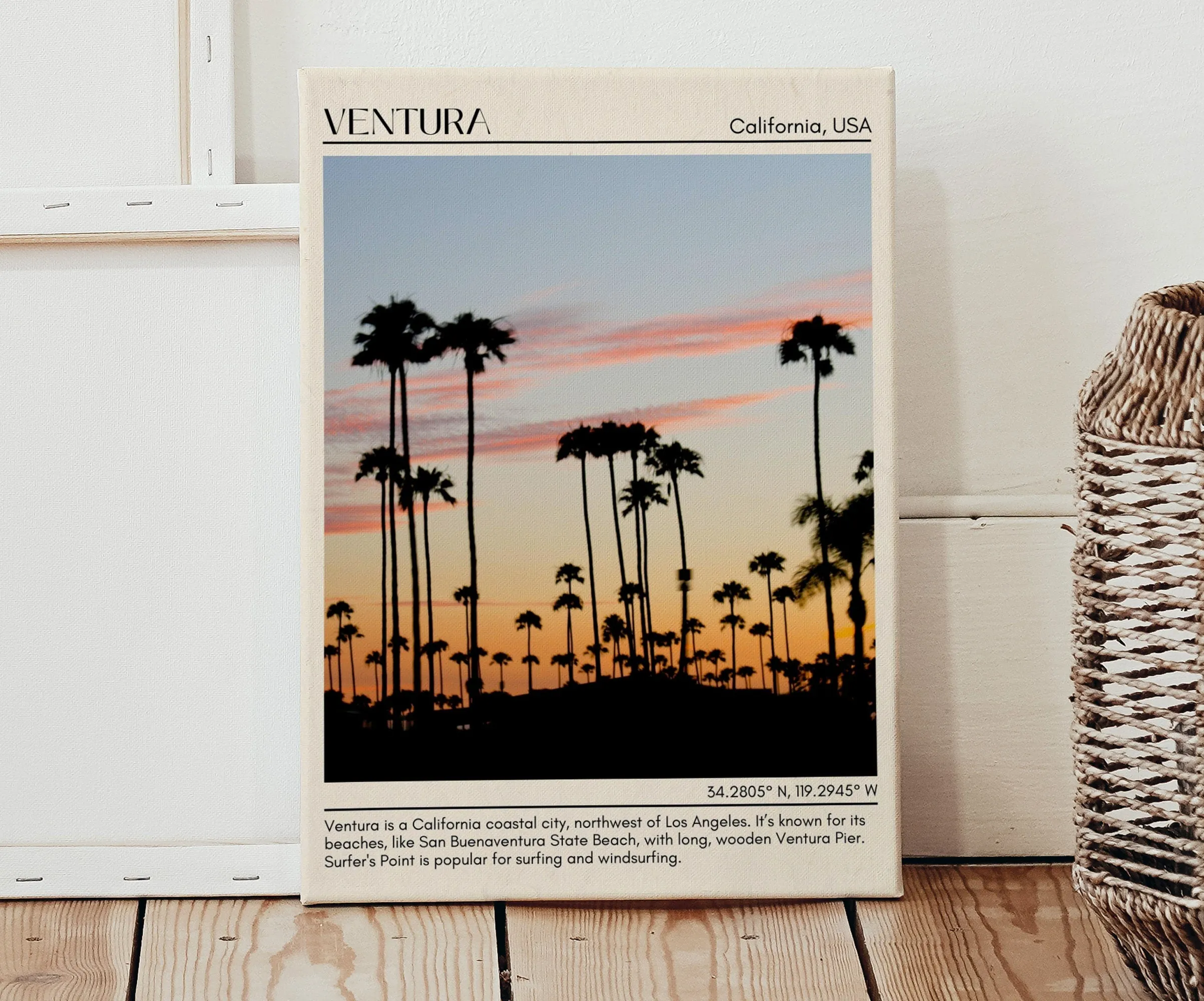 Ventura Minimal Wall Art, California, USA