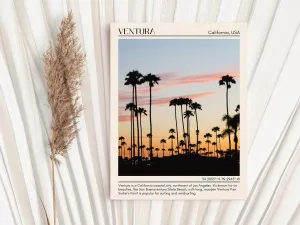 Ventura Minimal Wall Art, California, USA