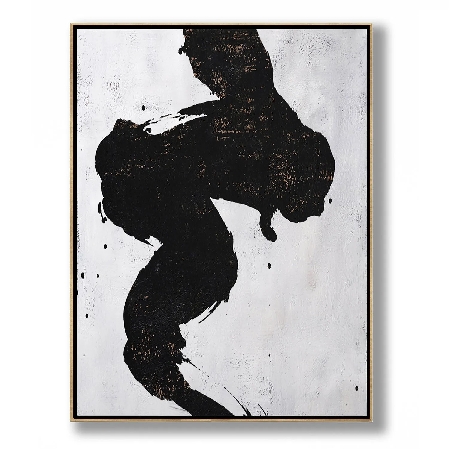 Vertical abstract painting H28V