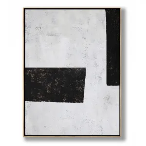 Vertical Minimal Geometric Painting H83V