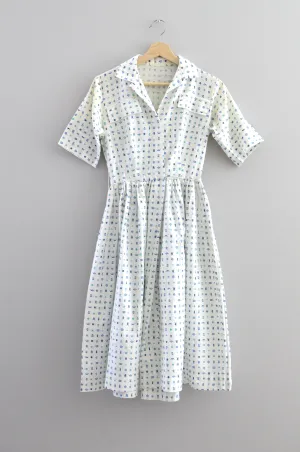 Vintage 1950s Novelty Dress  ⎮ Small