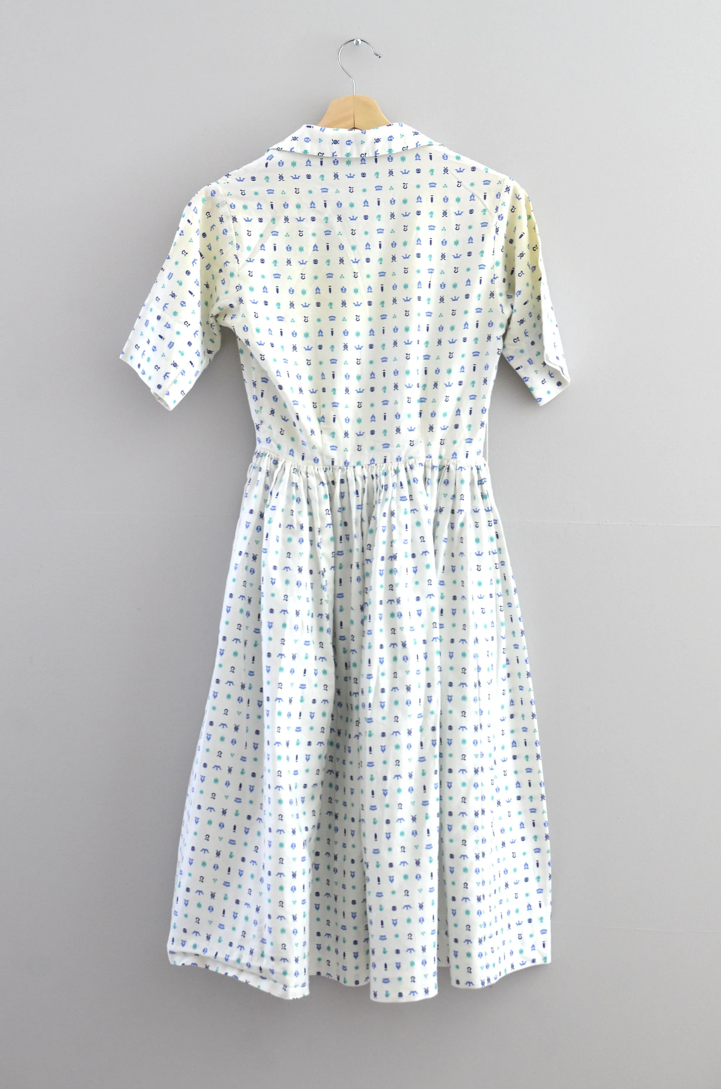 Vintage 1950s Novelty Dress  ⎮ Small