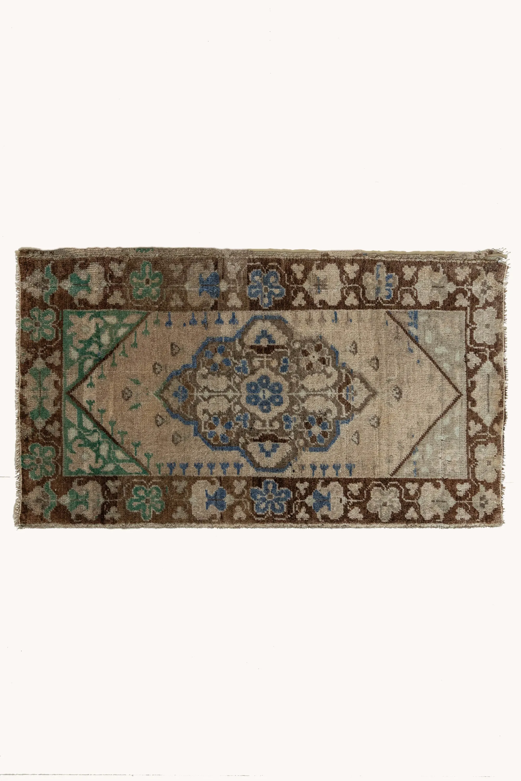 Vintage Turkish Mini Rug No. 555 | 1'10 x 3'3