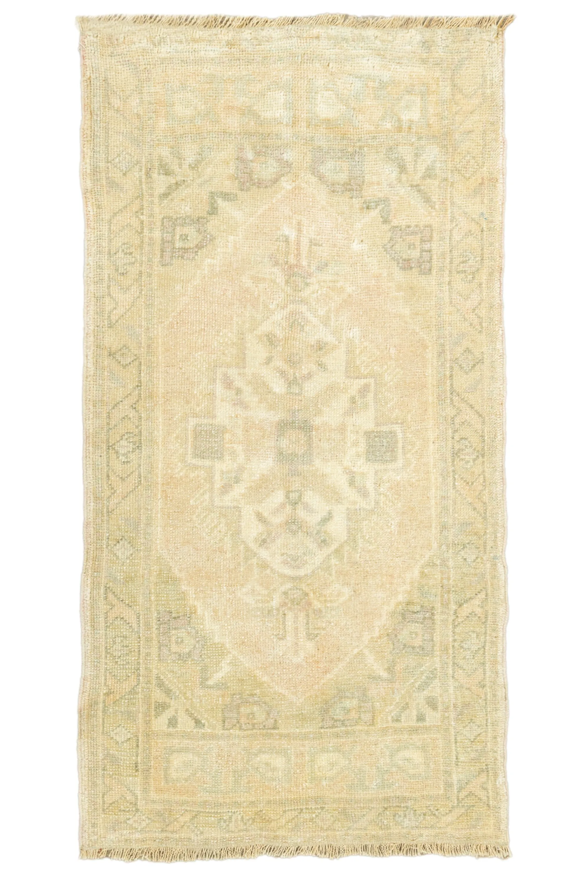 Vintage Turkish Mini Rug No. 654 | 1'10 x 3'6