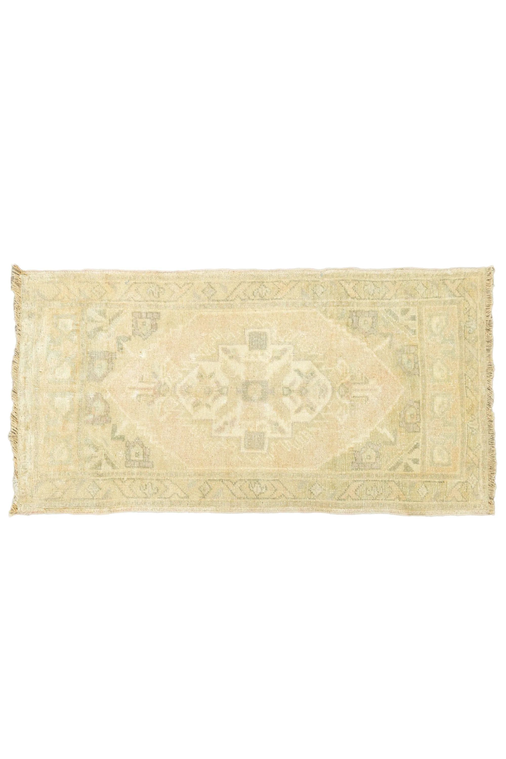 Vintage Turkish Mini Rug No. 654 | 1'10 x 3'6