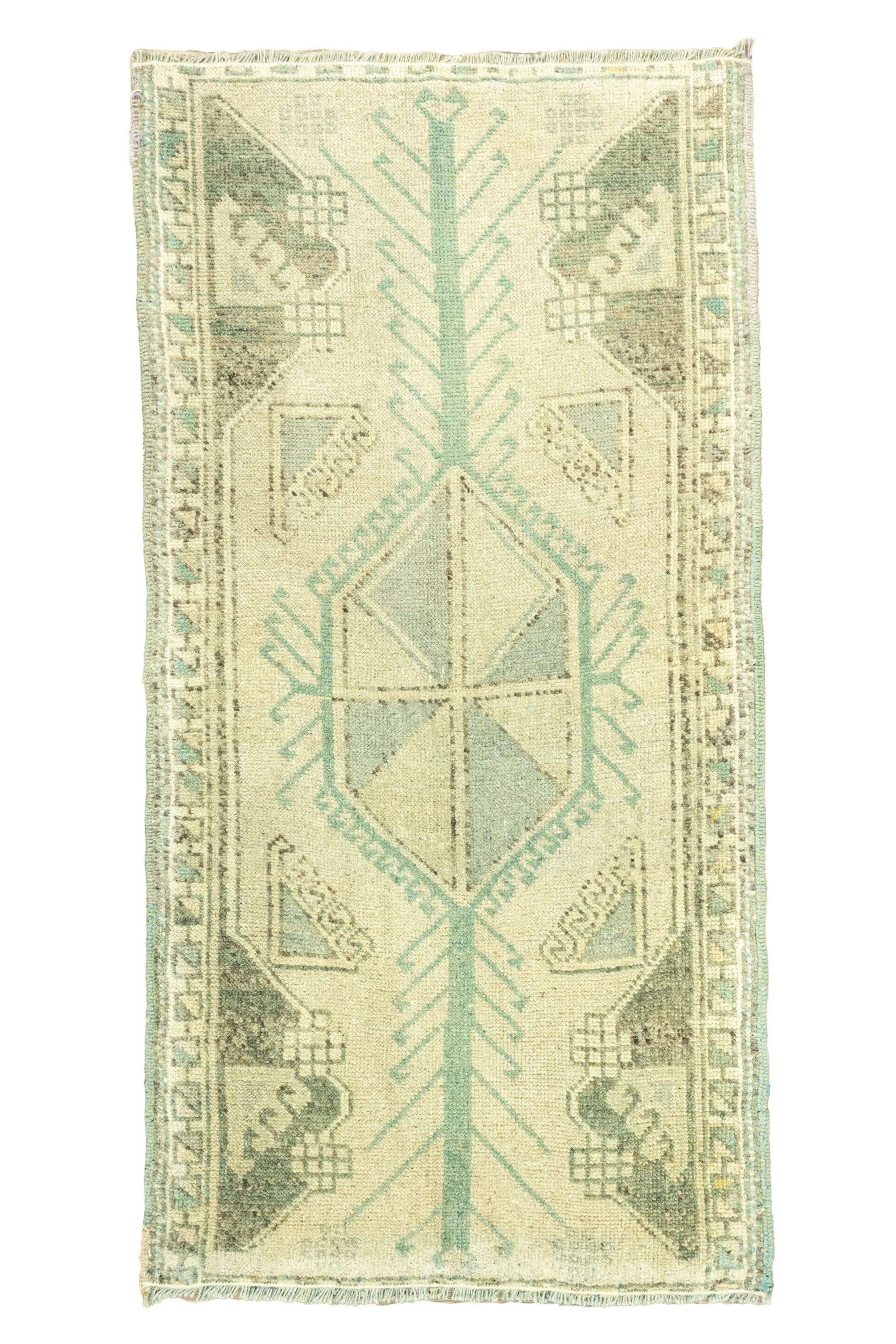 Vintage Turkish Mini Rug No. 662 | 1'8 x 3'5