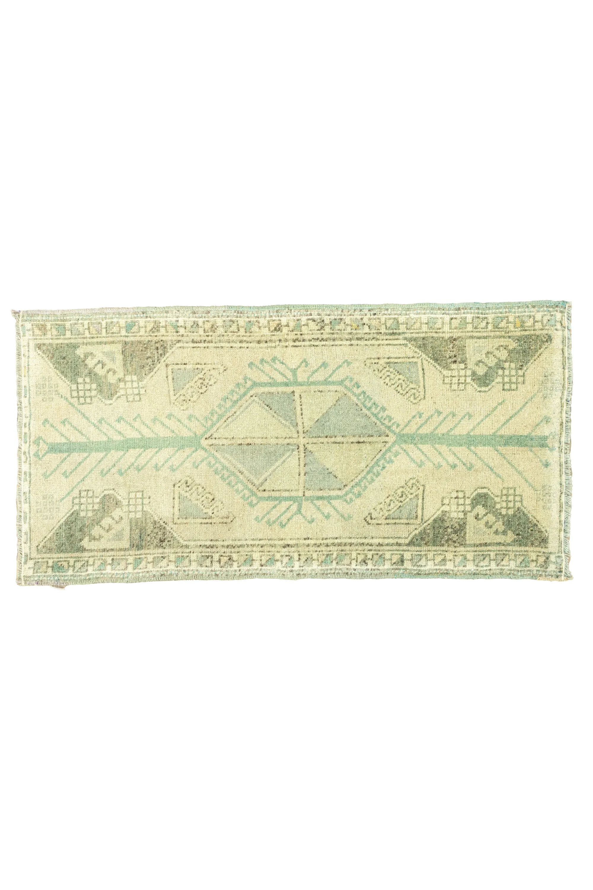 Vintage Turkish Mini Rug No. 662 | 1'8 x 3'5