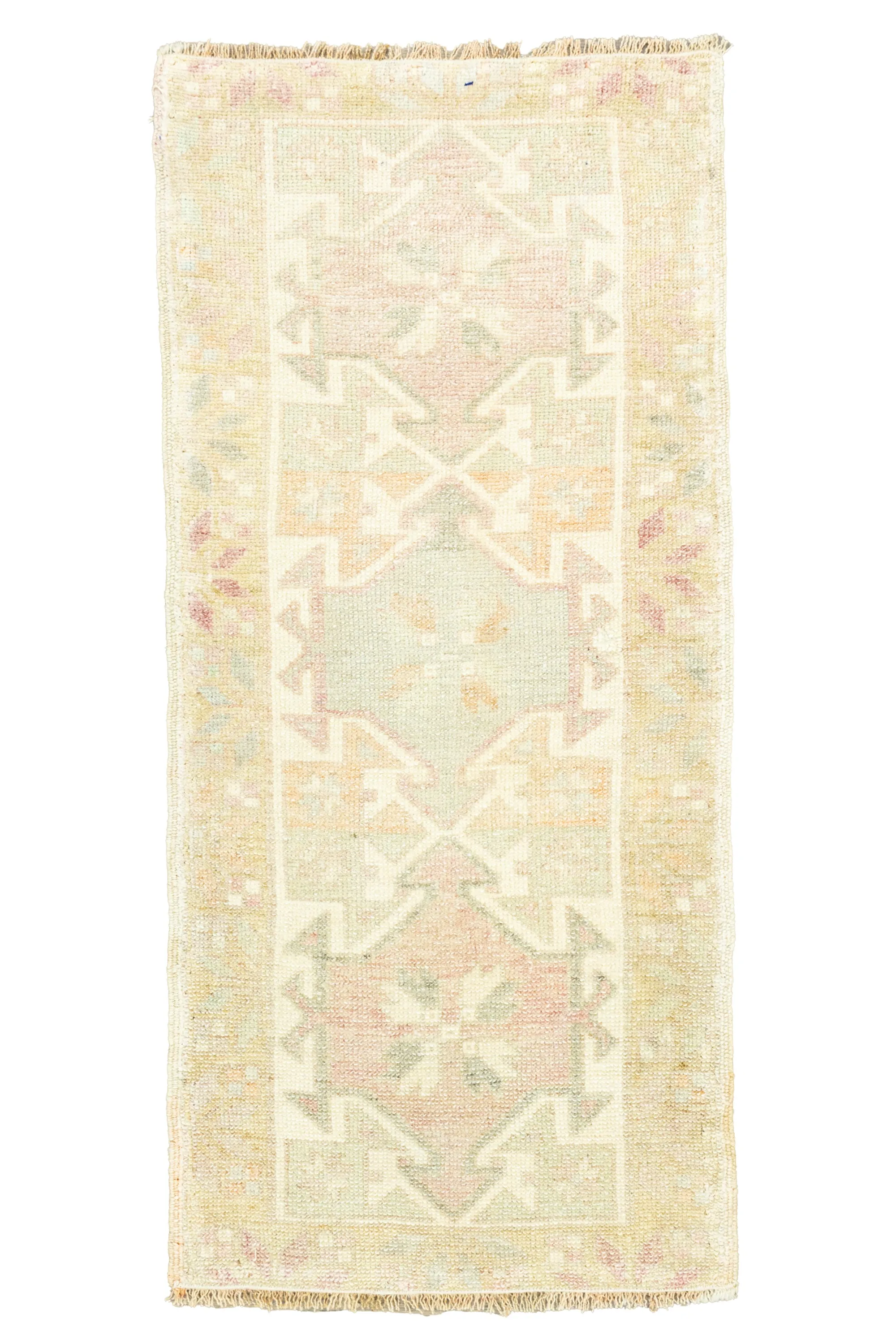 Vintage Turkish Mini Rug No. 663 | 1'6 x 3'3