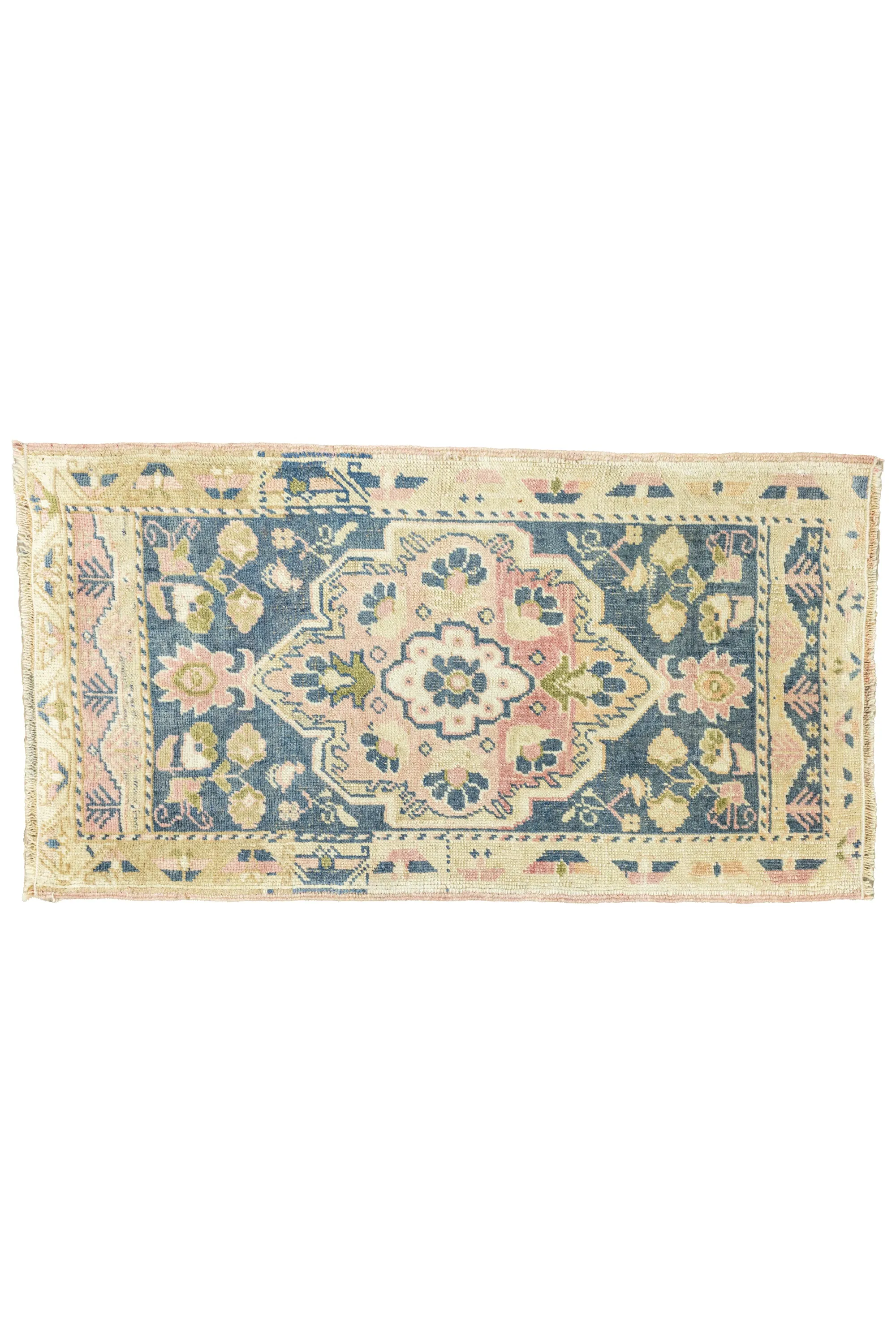 Vintage Turkish Mini Rug No. 666 | 1'10 x 3'5