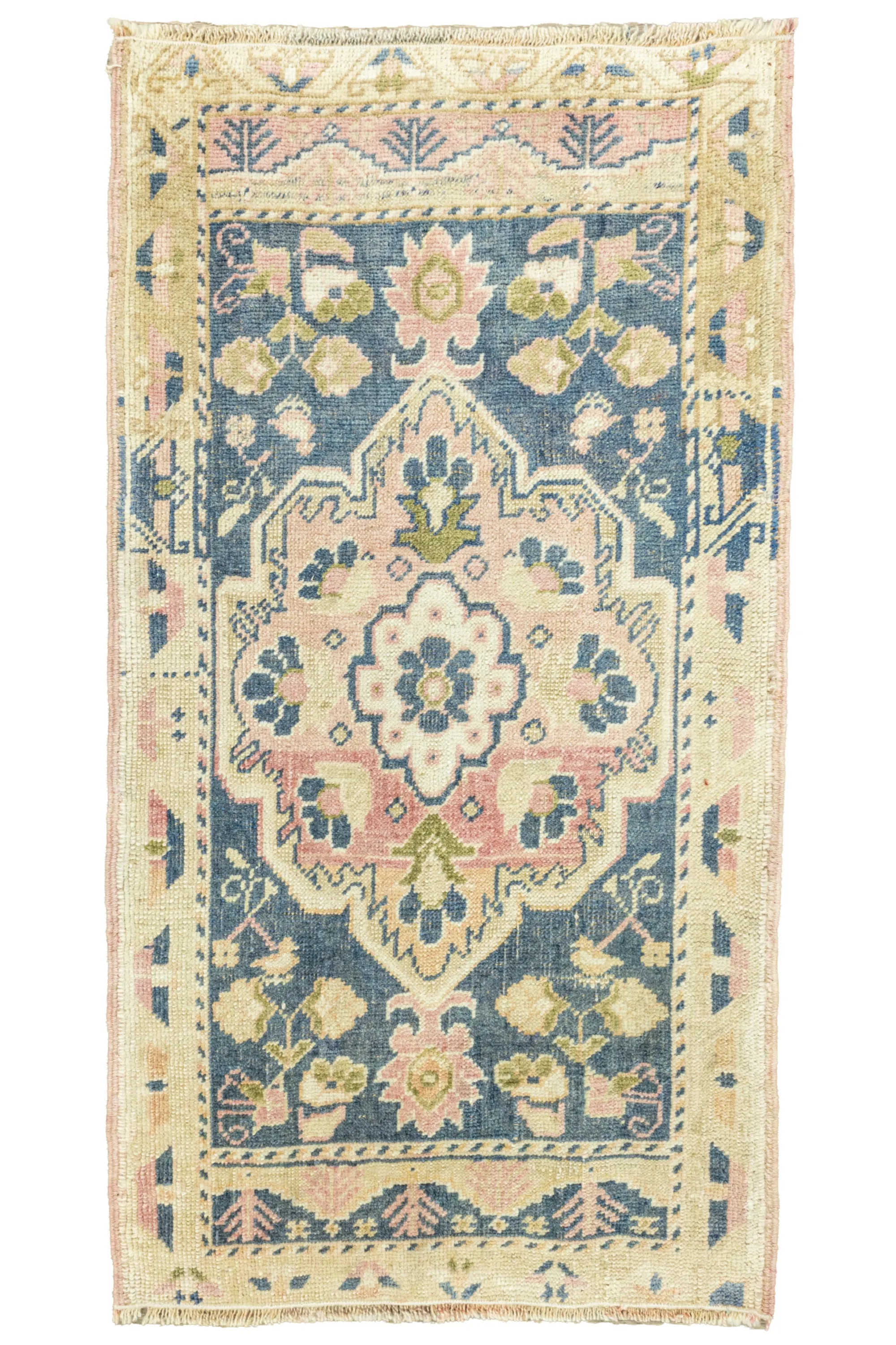 Vintage Turkish Mini Rug No. 666 | 1'10 x 3'5