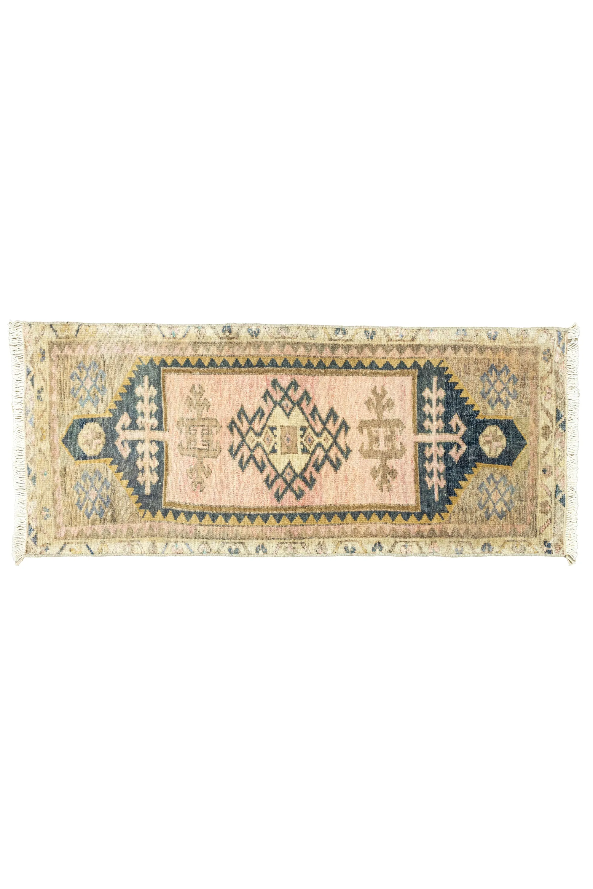 Vintage Turkish Mini Rug No. 667 | 1'6 x 3'6
