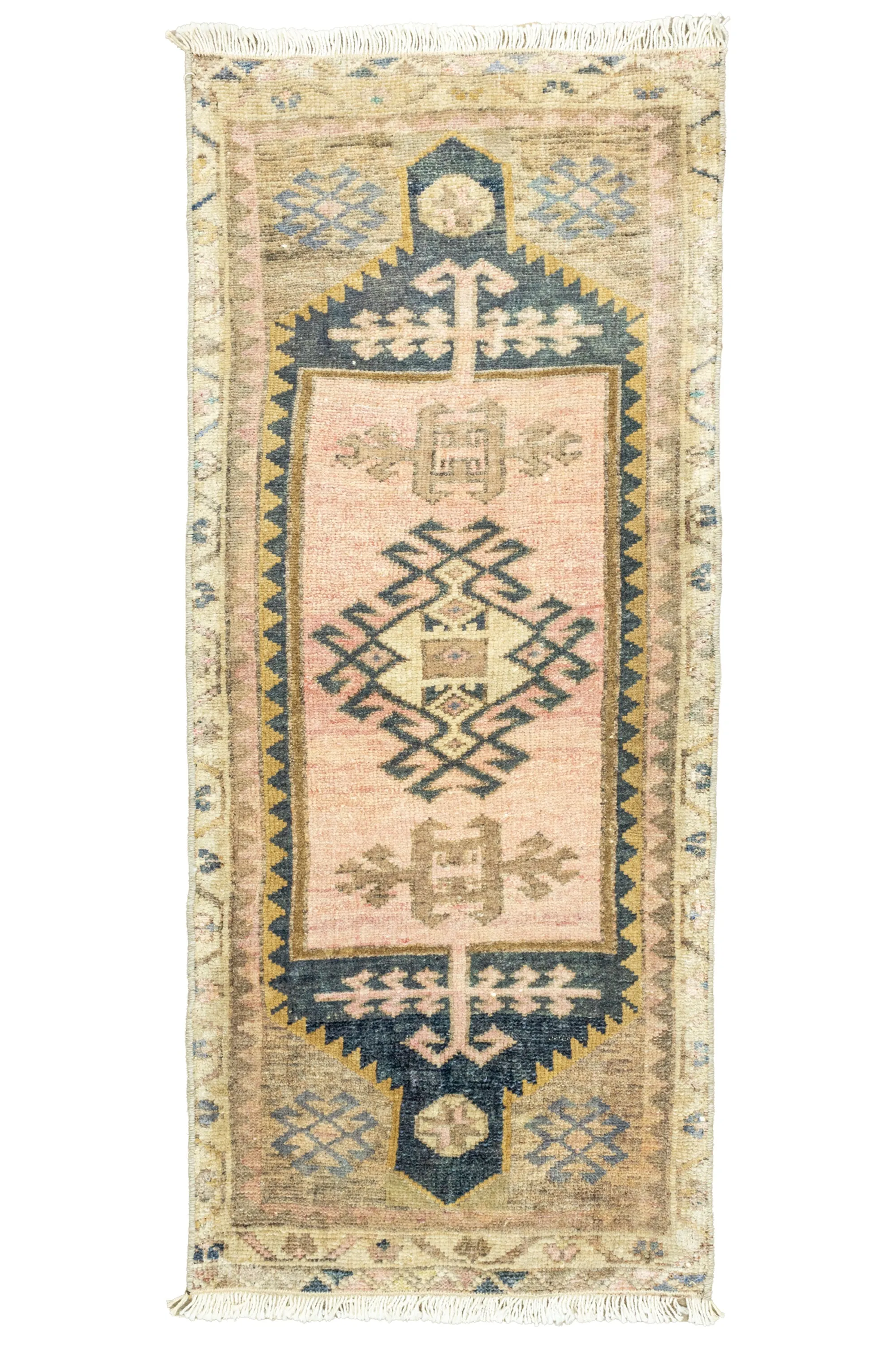 Vintage Turkish Mini Rug No. 667 | 1'6 x 3'6